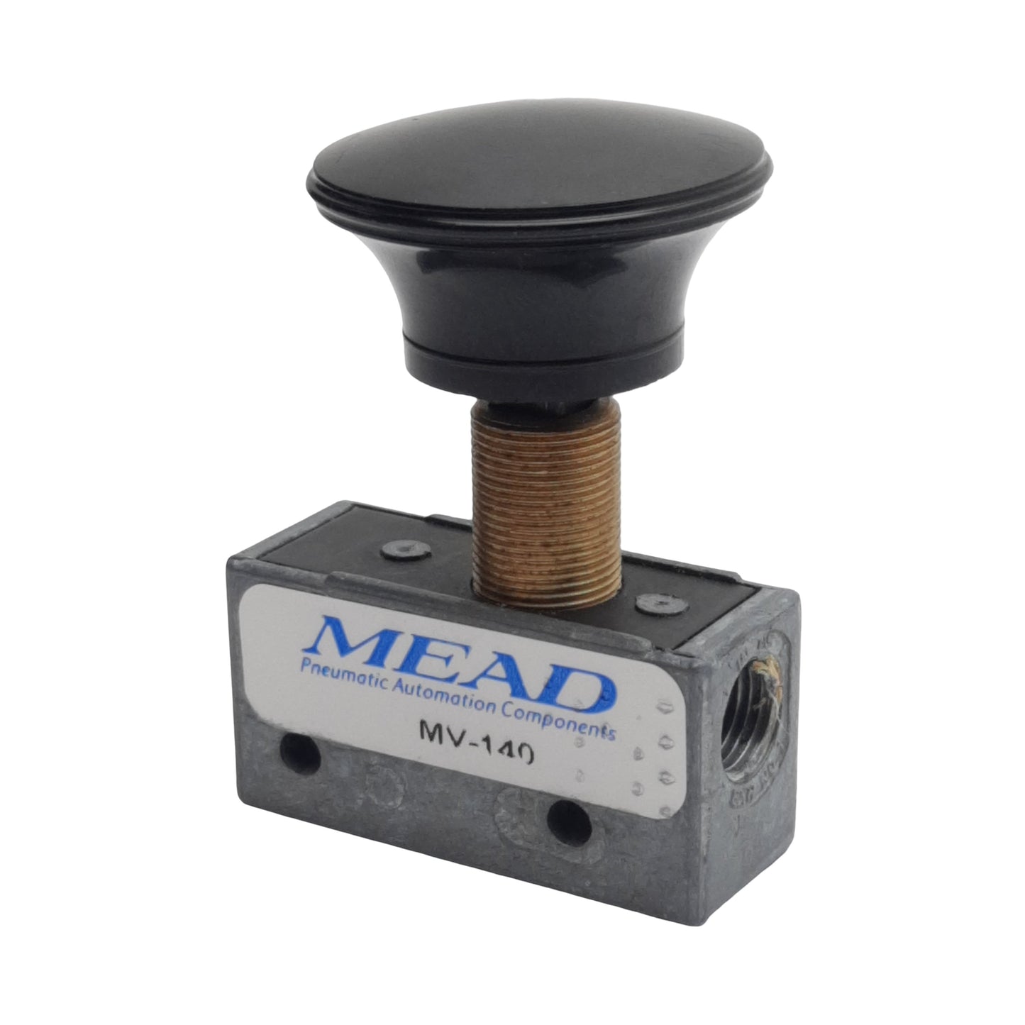 Used Mead MV-140 Switch Control Valve, 3/2-Way NC, 1/8in NPT Female, 0.11Cv, 120psi