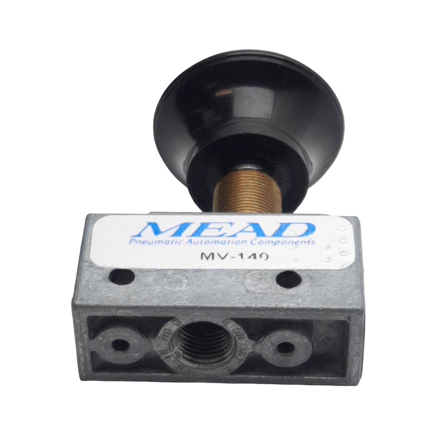 Used Mead MV-140 Switch Control Valve, 3/2-Way NC, 1/8in NPT Female, 0.11Cv, 120psi