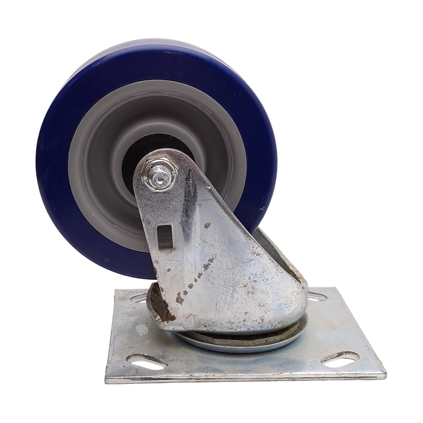 Used Lot of 4 E.R. Wagner 2F6804P25000199 Top Plate Swivel Caster, ø4in, 140lbs Load