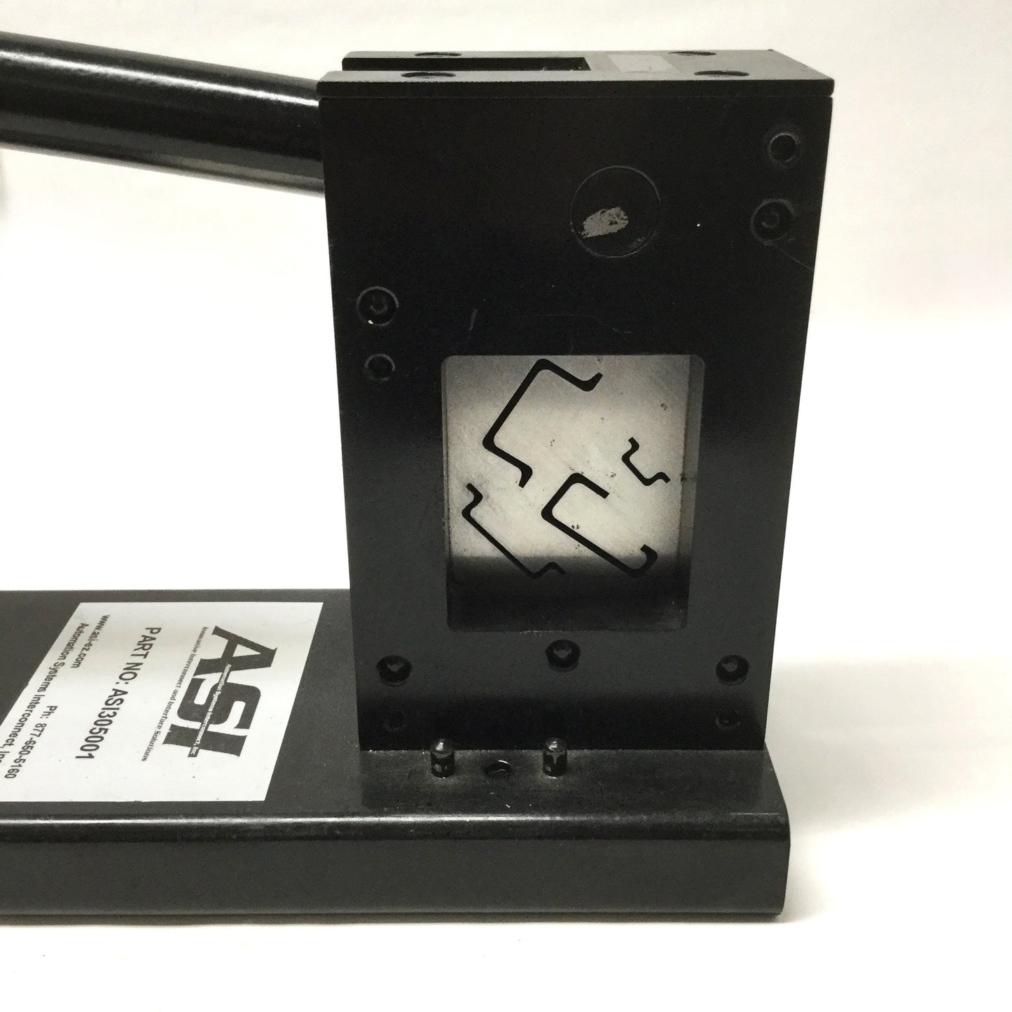 Used ASI 305001 Manual Benchtop Cutting Tool for Steel DIN Rail, TS35 / TS32 / Mini