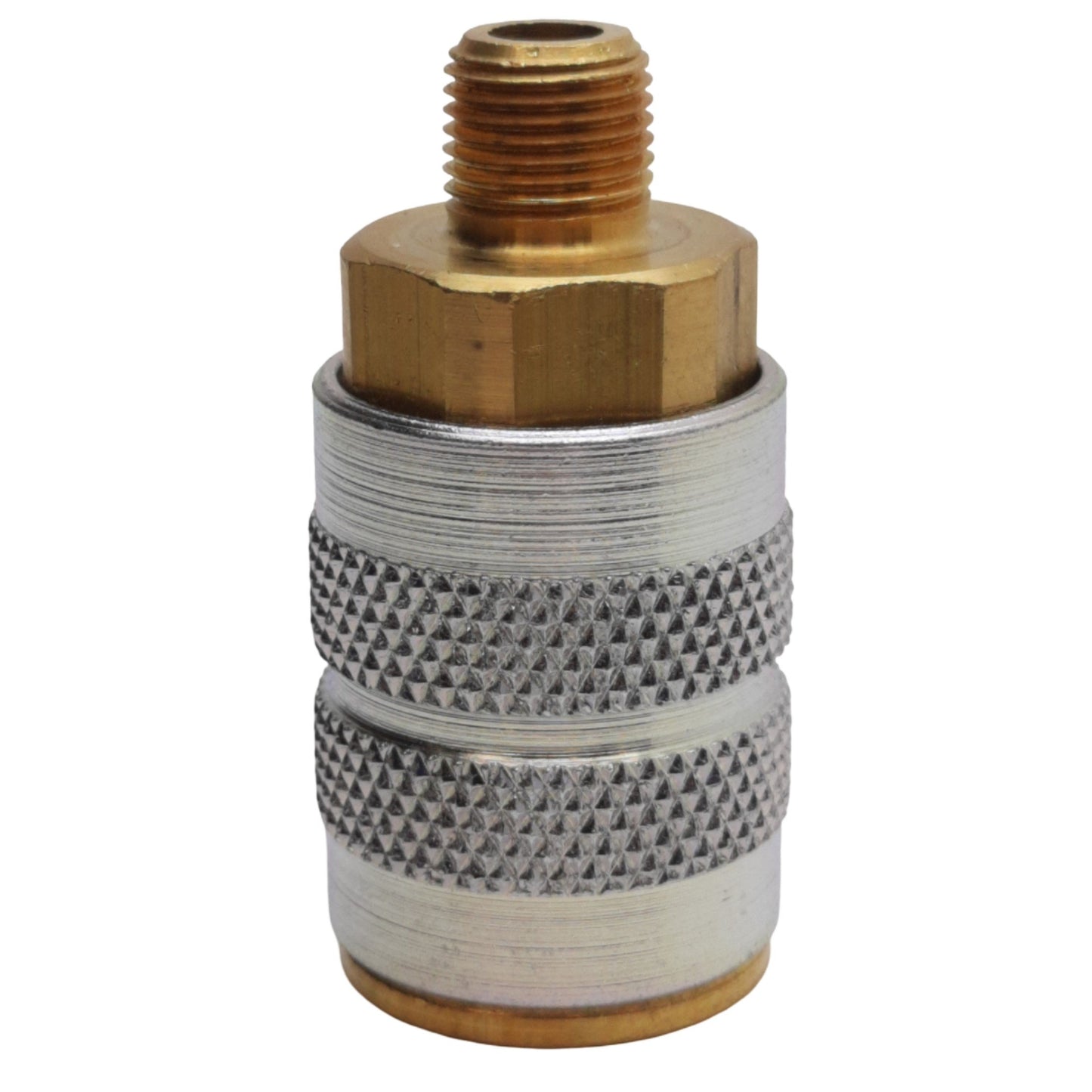 Used Lot of 6 Dixon 2FM1-B Male Threaded Coupler 1/8"-27NPTF Thread, 1/4" Body Size
