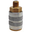 Used Lot of 6 Dixon 2FM1-B Male Threaded Coupler 1/8"-27NPTF Thread, 1/4" Body Size