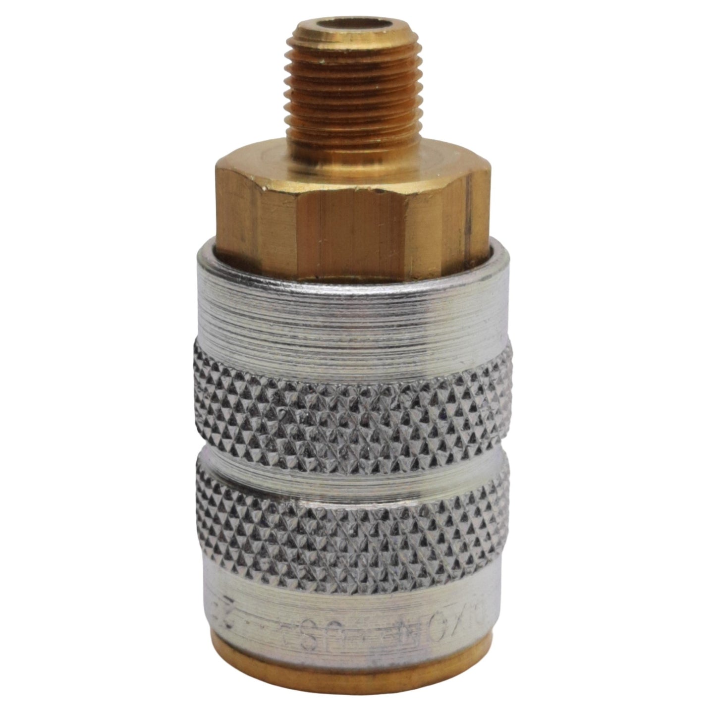 Used Lot of 6 Dixon 2FM1-B Male Threaded Coupler 1/8"-27NPTF Thread, 1/4" Body Size