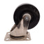 Used Lot of 4 Top Plate Swivel Caster, ø4" Wheel, 5.25" Height, 4.125" x 3.125" Plate