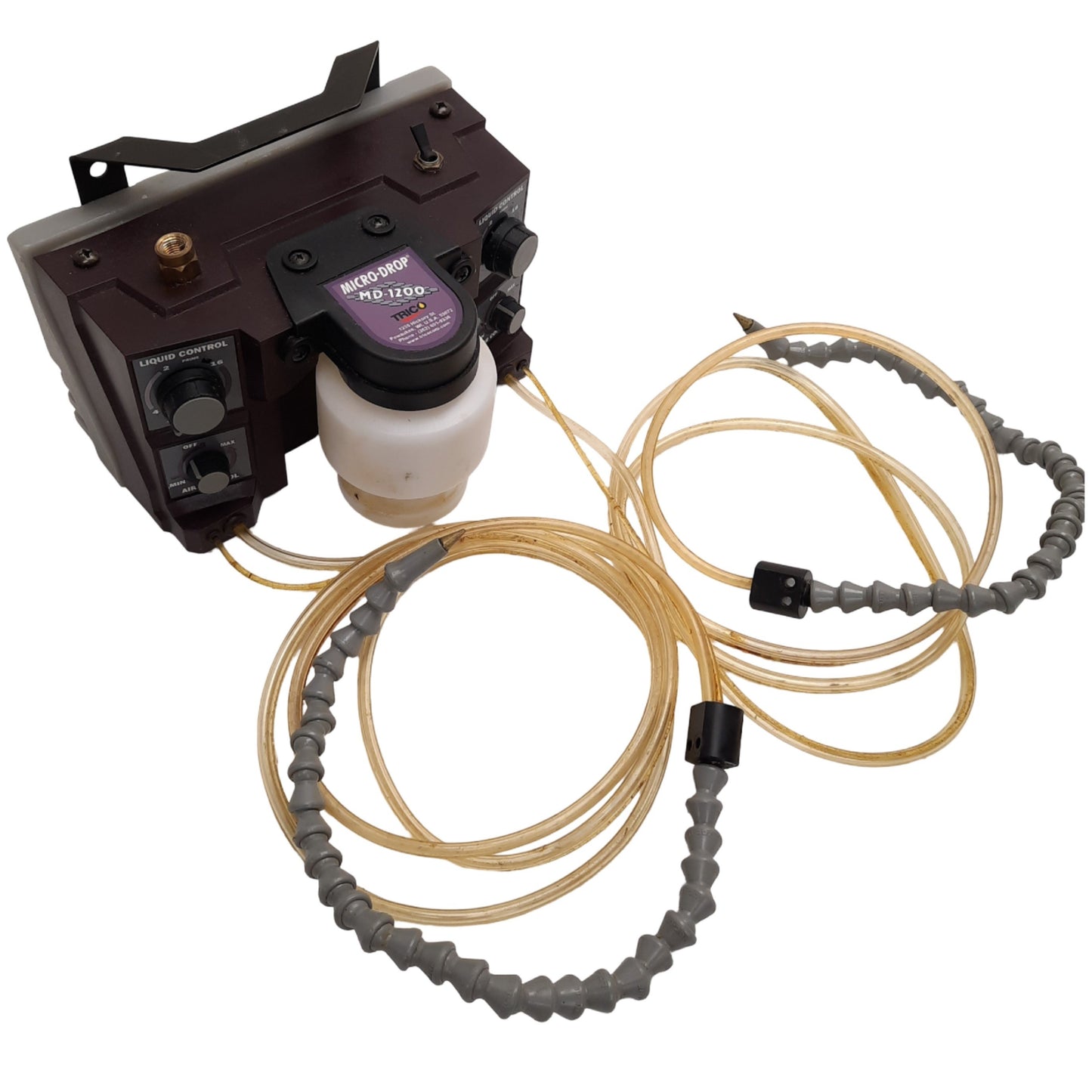 Used Trico MD-1200 Micro Drop 20-200SUS, 60-125PSI, 1/4NPT Inlet, 120V, 18" Loc-Line