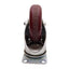 Used Lot of 2 Colson 2.04256.95 BRK5 Top Plate Swivel Caster, ø4in Wheel, 350lbs Load