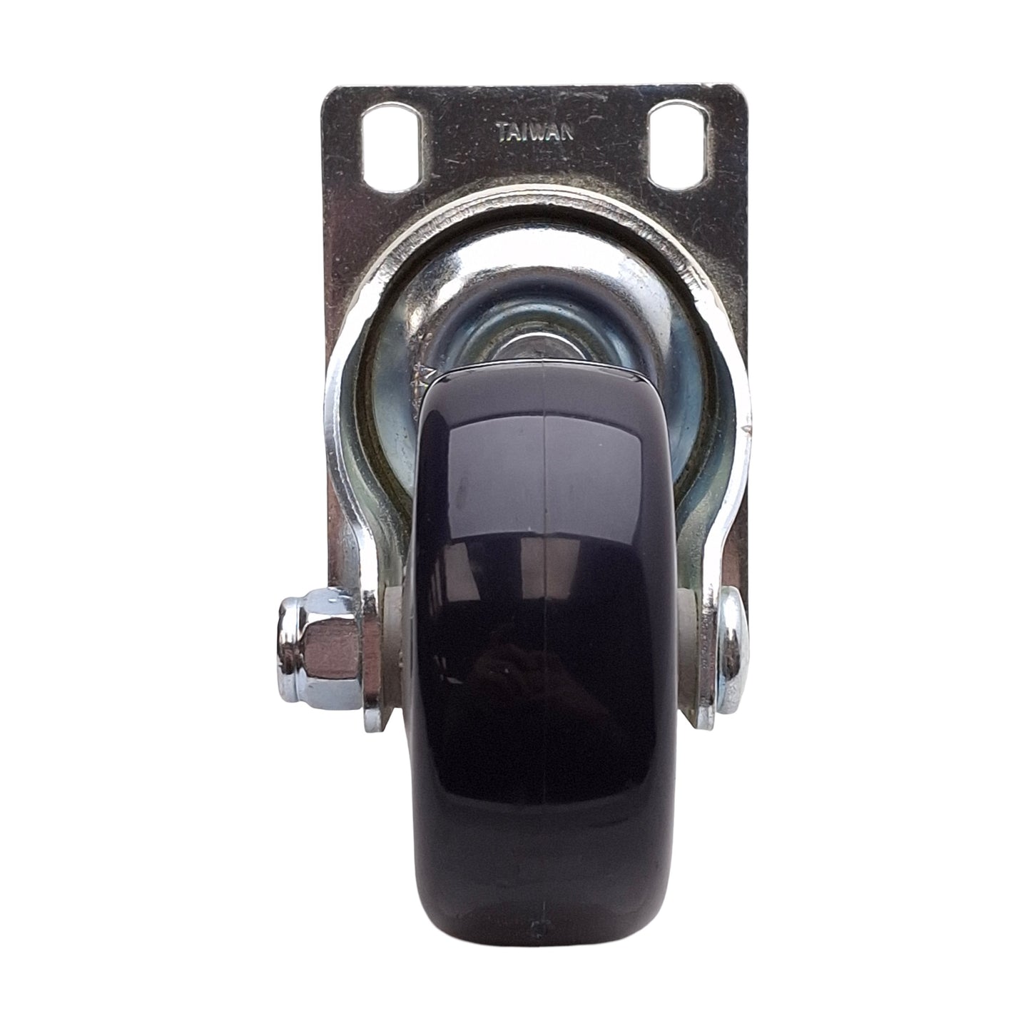 New – Open box Lot of 4 Top Plate Swivel Caster ø3" Wheel, 4-1/4" Height, 3-3/4" x 2-5/8" Plate