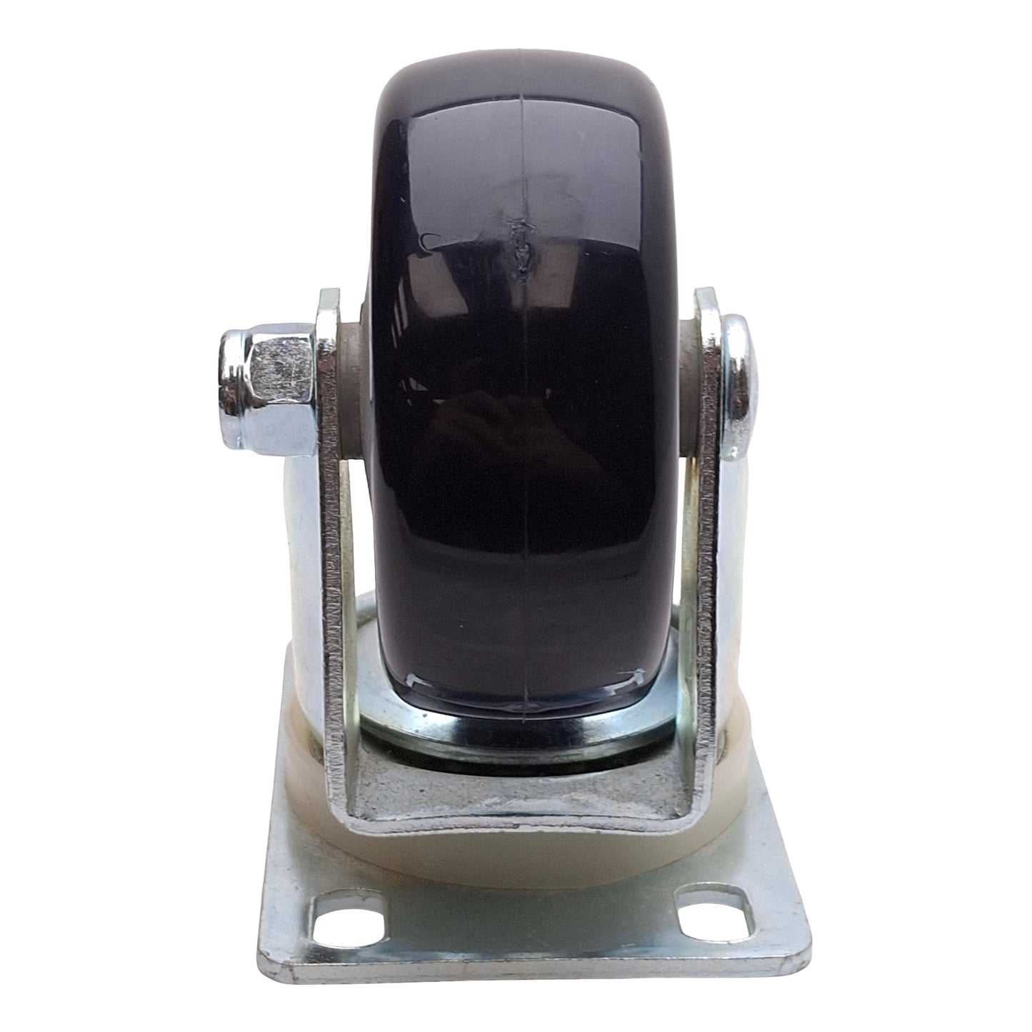 New – Open box Lot of 4 Top Plate Swivel Caster ø3" Wheel, 4-1/4" Height, 3-3/4" x 2-5/8" Plate