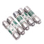 Used Lot of 5 Eaton Bussmann FNQ-R-5 CC-TRON Time Delay Fuses, 5A, 600VAC, Class CC
