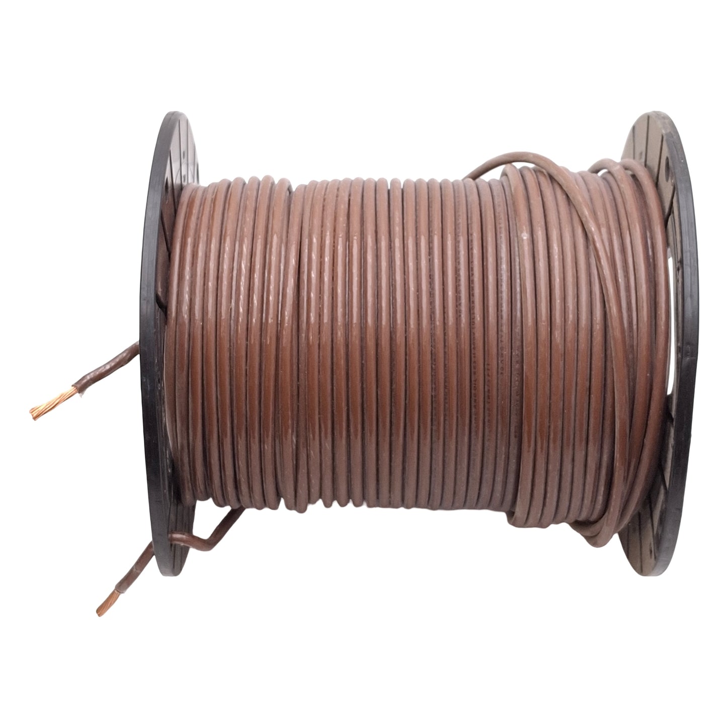 New – Open box Spool Of Brown Insulated Copper Hook-Up Wire, 10AWG, 19-Strand, 600V, 300ft