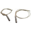 Used Lot of 2 Tutco CH13644 Cartridge Heater 120V, 100W, ø1/4 x 1", 12" Leads