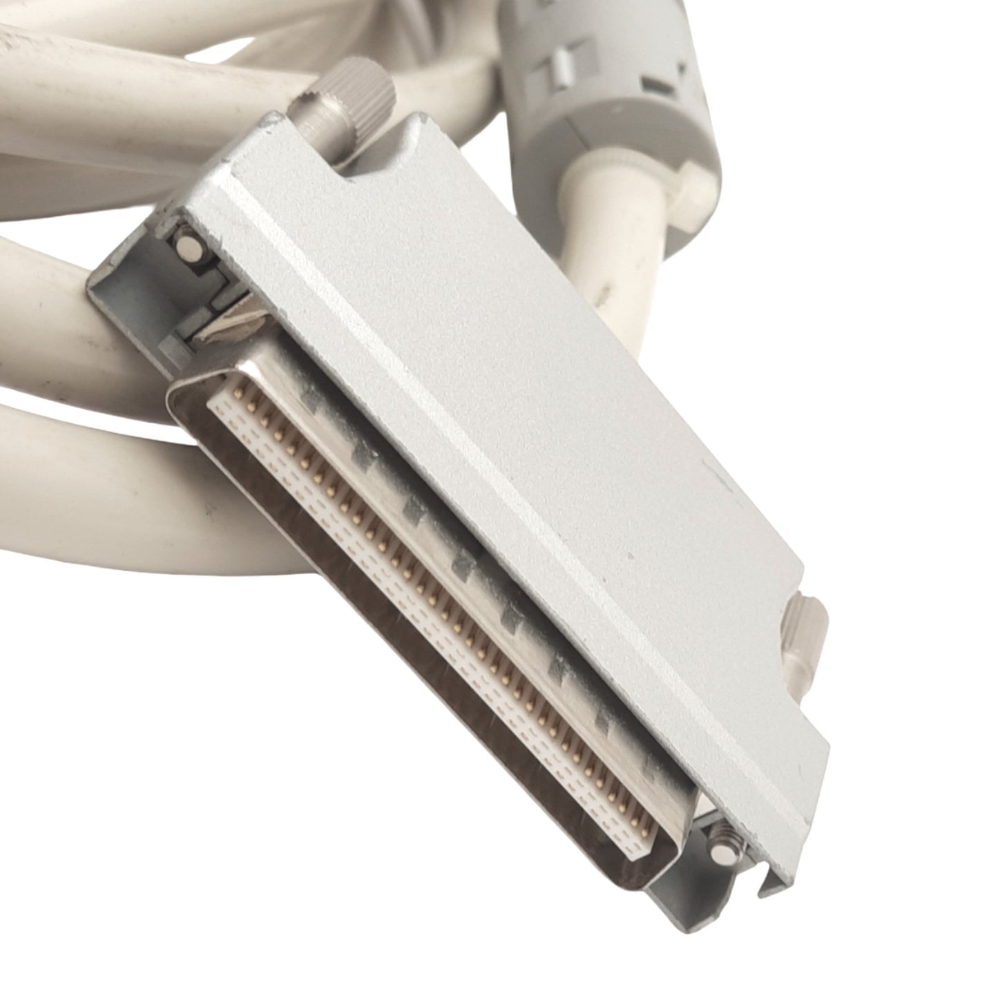 Used OKI Electric SCSI Connector Cable, 68-Pin SCSI Male to Male, 3m Length