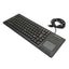 Used Cherry G84-5500LUMEU-2 XS Touchpad QWERTY Keyboard, Wired USB-B 2.5m Cable