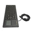 Used Cherry G84-5500LUMEU-2 XS Touchpad QWERTY Keyboard, Wired USB-B 2.5m Cable