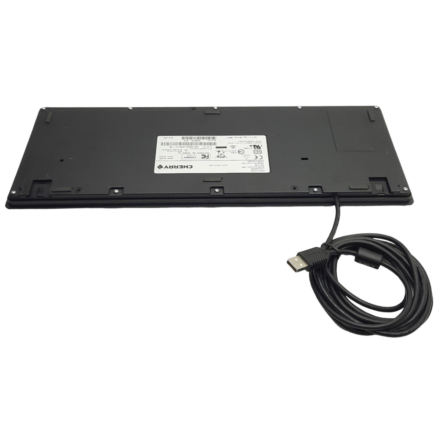 Used Cherry G84-5500LUMEU-2 XS Touchpad QWERTY Keyboard, Wired USB-B 2.5m Cable