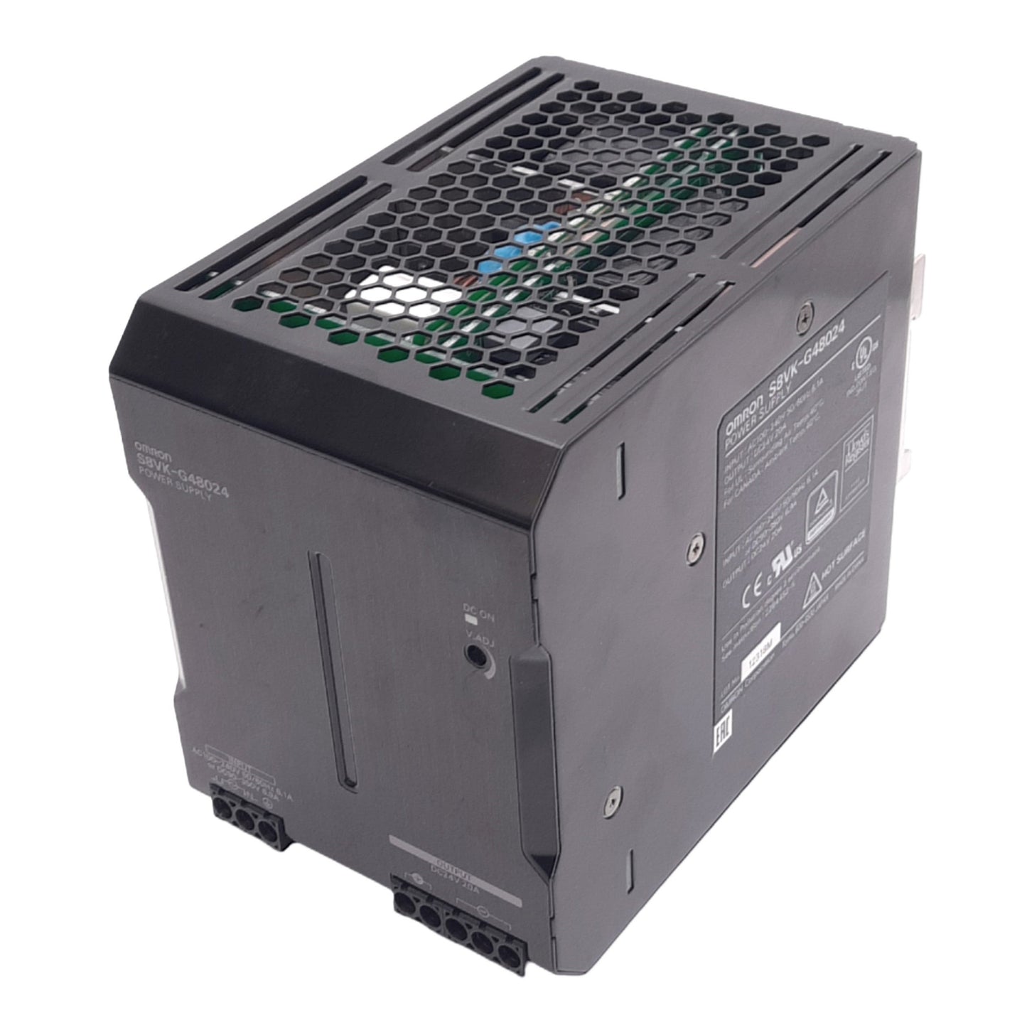 Used Omron S8VK-G48024 Switching Power Supply, 100-240VAC In, 24VDC 20A Out, 480W