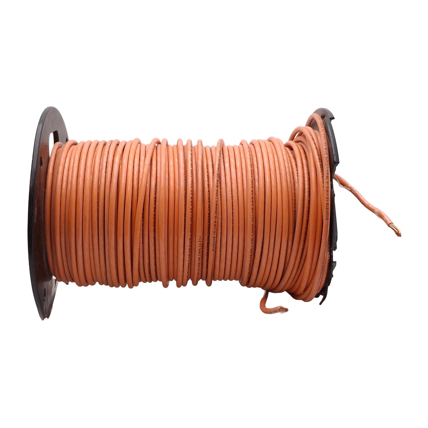 New – Open box Encore Wire Orange Insulated Stranded Copper Wire, 10AWG, 600V, 300ft Spool