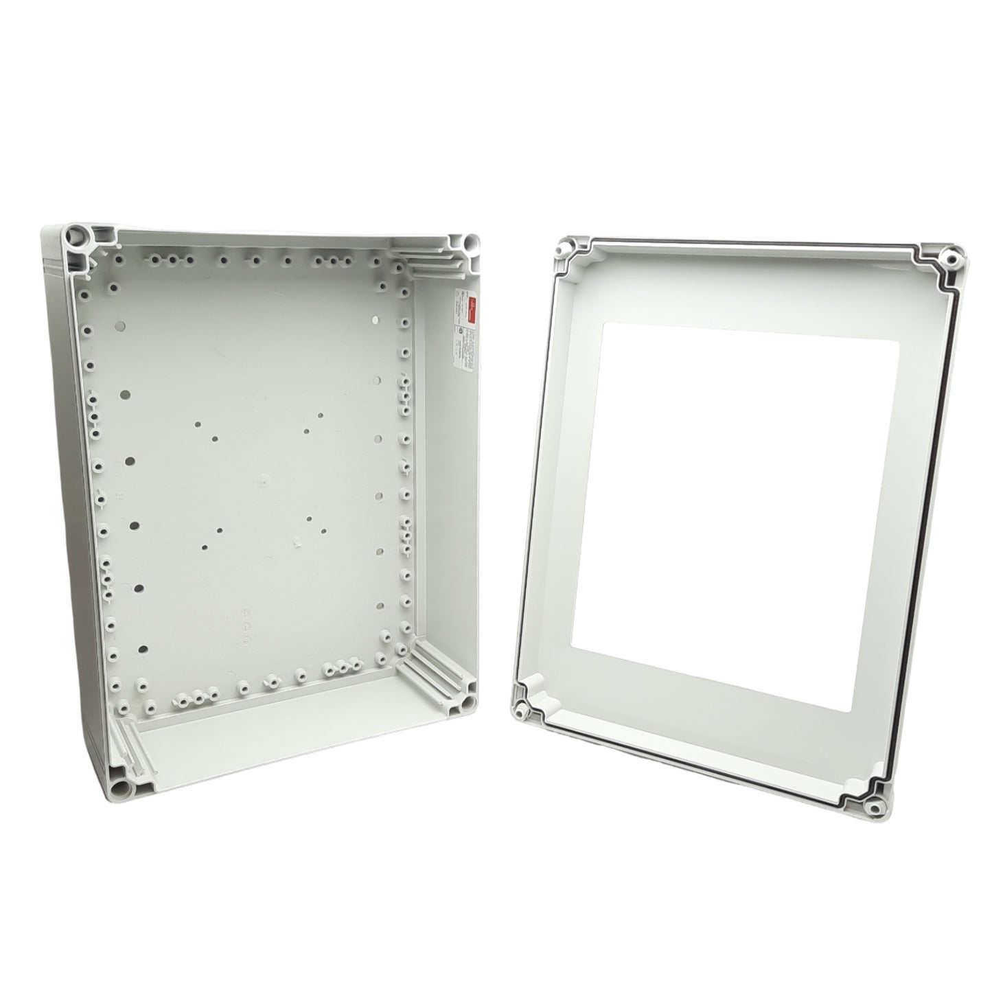 Used Nvent Hoffman Q40301PCI Enclosure/Terminal Box Polycarbonate 400x300x130 *Holes*