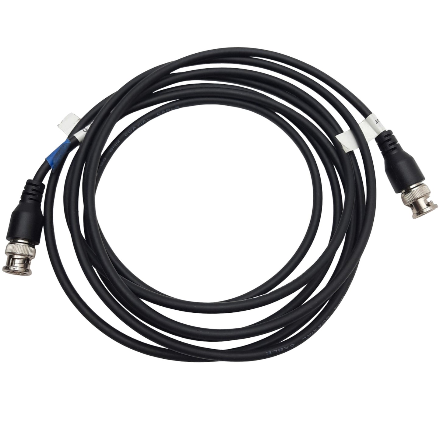 Used Lot of 2 BNC Cable 10ft Cable Length, 50 Ohms Impedance, Bayonet Lock