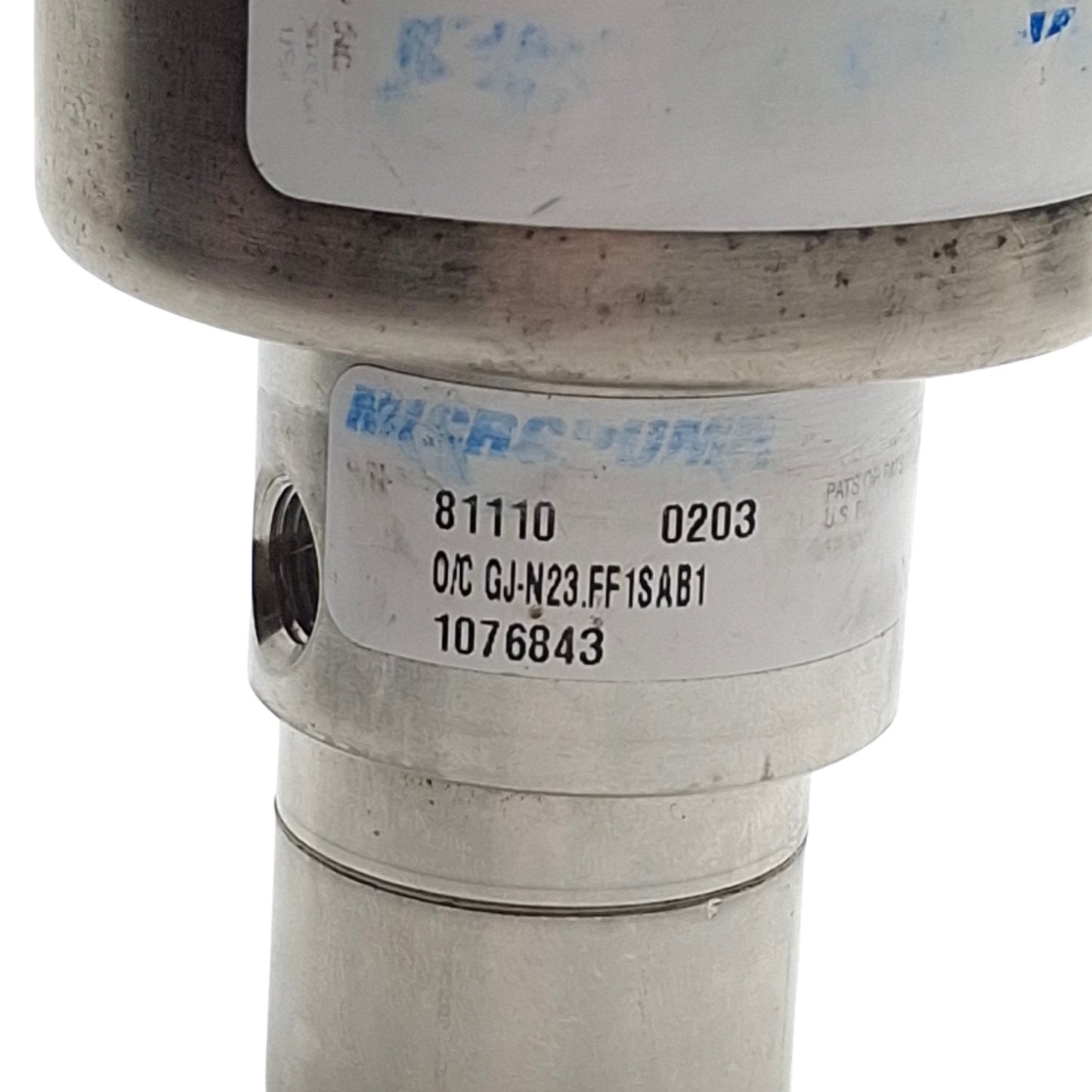 Used MicroPump 81110 Magnetic Drive Gear Pump Head, GJ Series, 5500 RPM, 1/8" NPT
