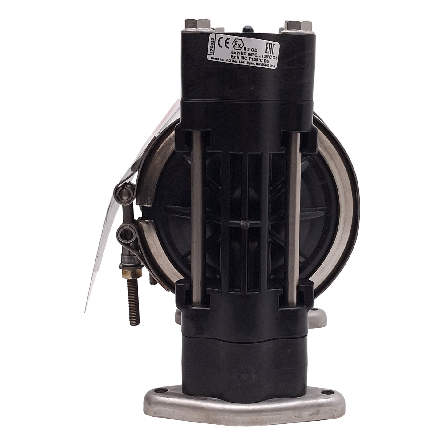 Used Graco D31211 Husky 307 Air Operated Diaphragm Pump, 7GPM, 100PSI, 3/8in NPT