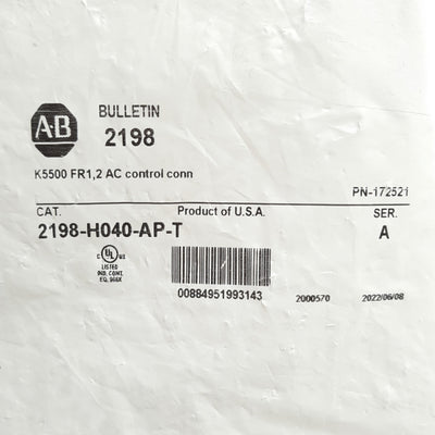 New Allen Bradley 2198-H040-AP-T Connector Kit, Busbar, Frame 1-2 Follower 56x6mm