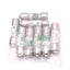 Used Lot of 8 Eaton Bussmann FNQ-R-3 CC-TRON Time Delay Fuses, 3A, 600VAC, Class CC