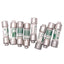 Used Lot of 8 Eaton Bussmann FNQ-R-4 CC-TRON Time Delay Fuses, 4A, 600VAC, Class CC