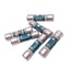 Used Lot of 6 Eaton Bussmann FNQ-12 TRON Time Delay Fuses, 12A, 600VAC, Class CC