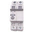 Used Allen Bradley 1492-CB2-G010 Circuit Breaker, 2-Pole, 1A, 480VAC Max, DIN Rail