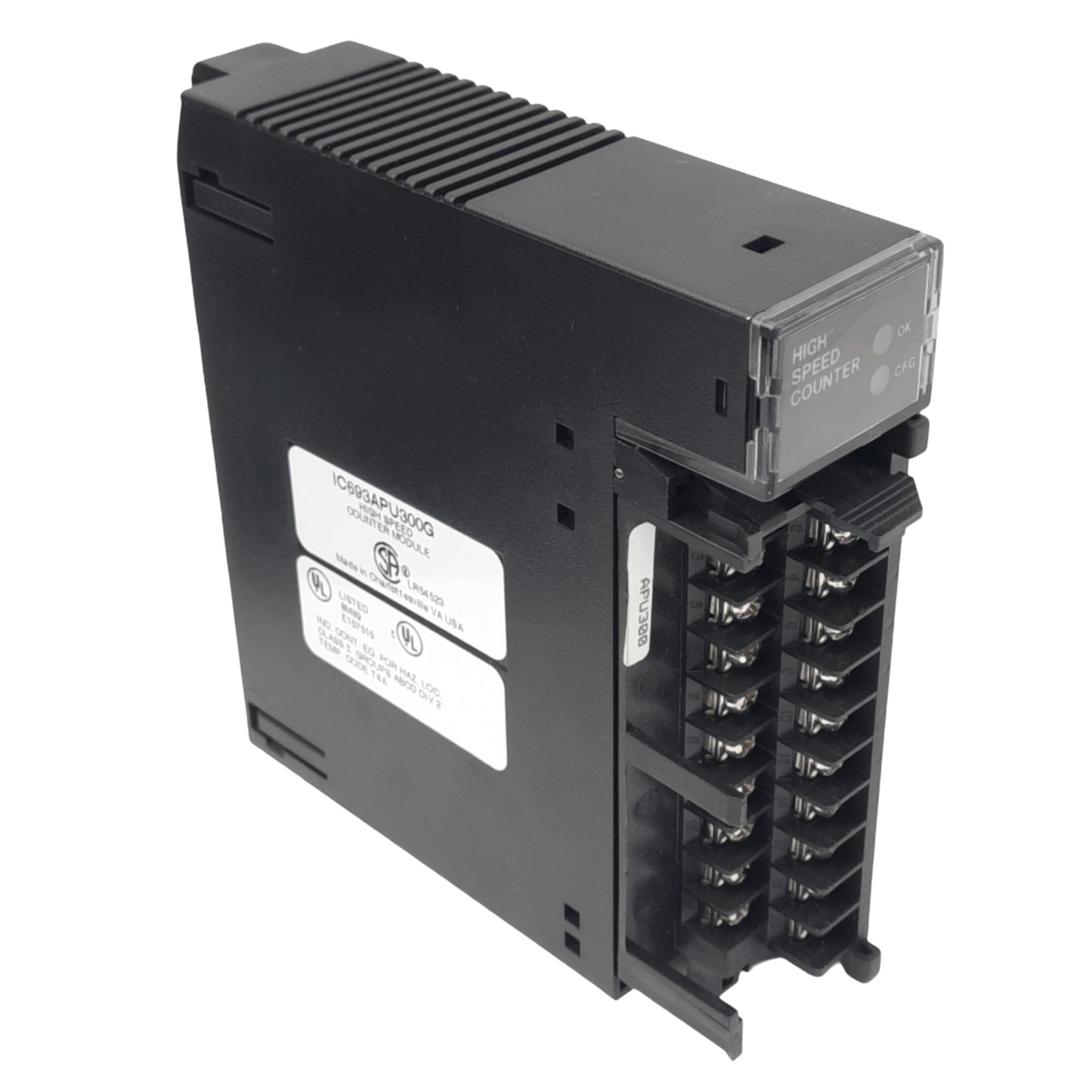 Used GE Fanuc IC693APU300G High Speed Counter Module for 90-30 PLC, 5/12/24VDC, 0.5A