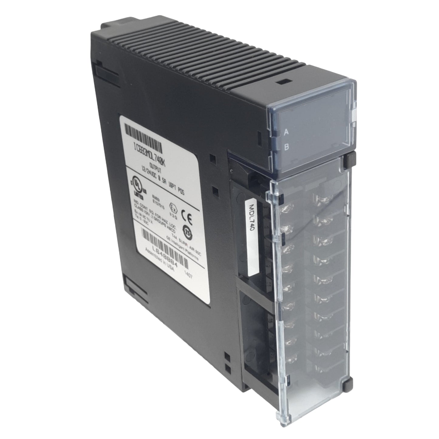 Used GE Fanuc IC693MDL740K PLC Output Module for 90-30 PLC, 12/24VDC, 0.5A, 16-Point