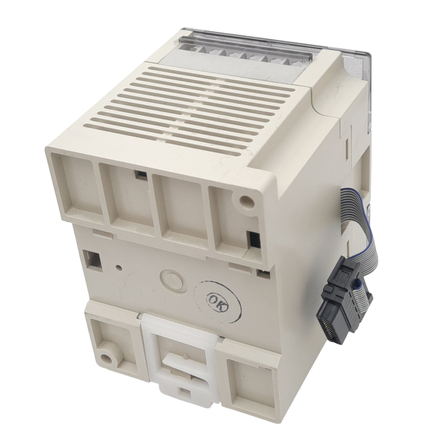 Used Mitsubishi FXON-16EX-ES/UL PLC Input Extension Block Module, 16DI, 24VDC