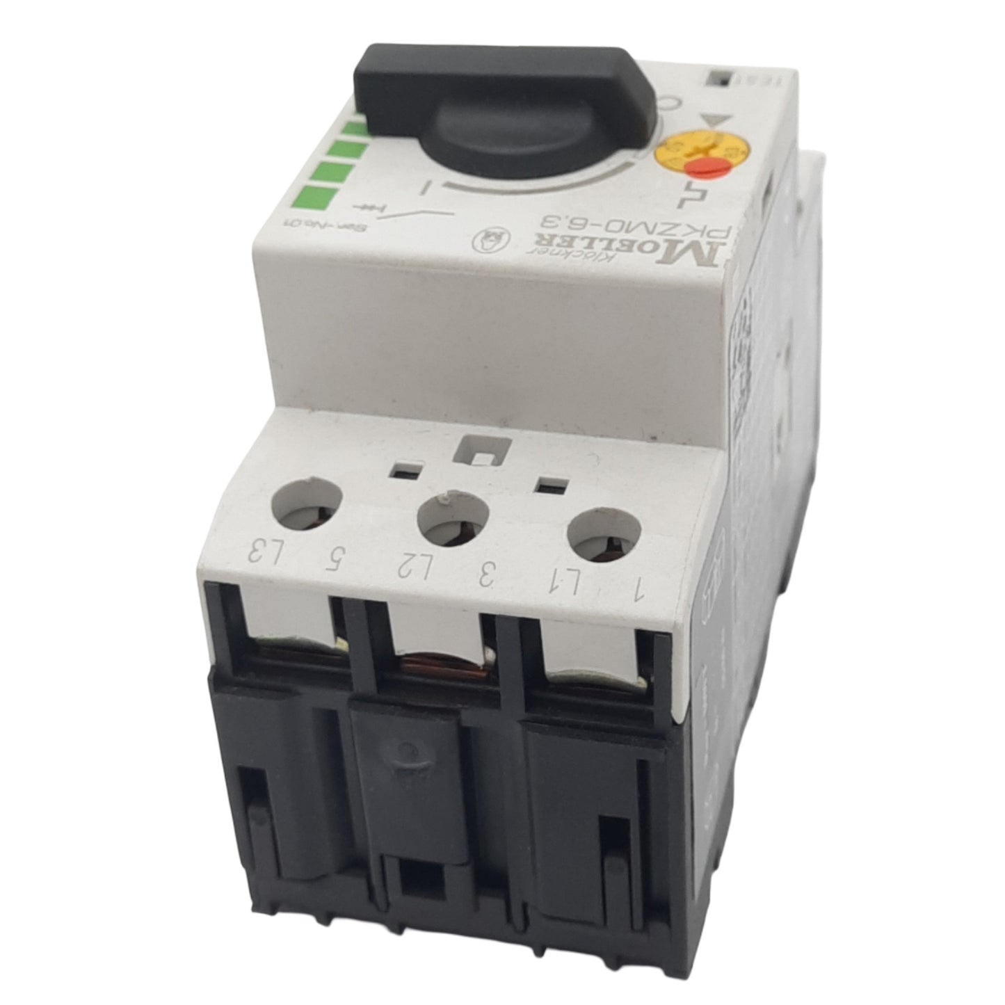 Used Eaton Moeller PKZM0-6,3 Manual Motor Starter, 0-6.3A, 690VAC/250VDC Max
