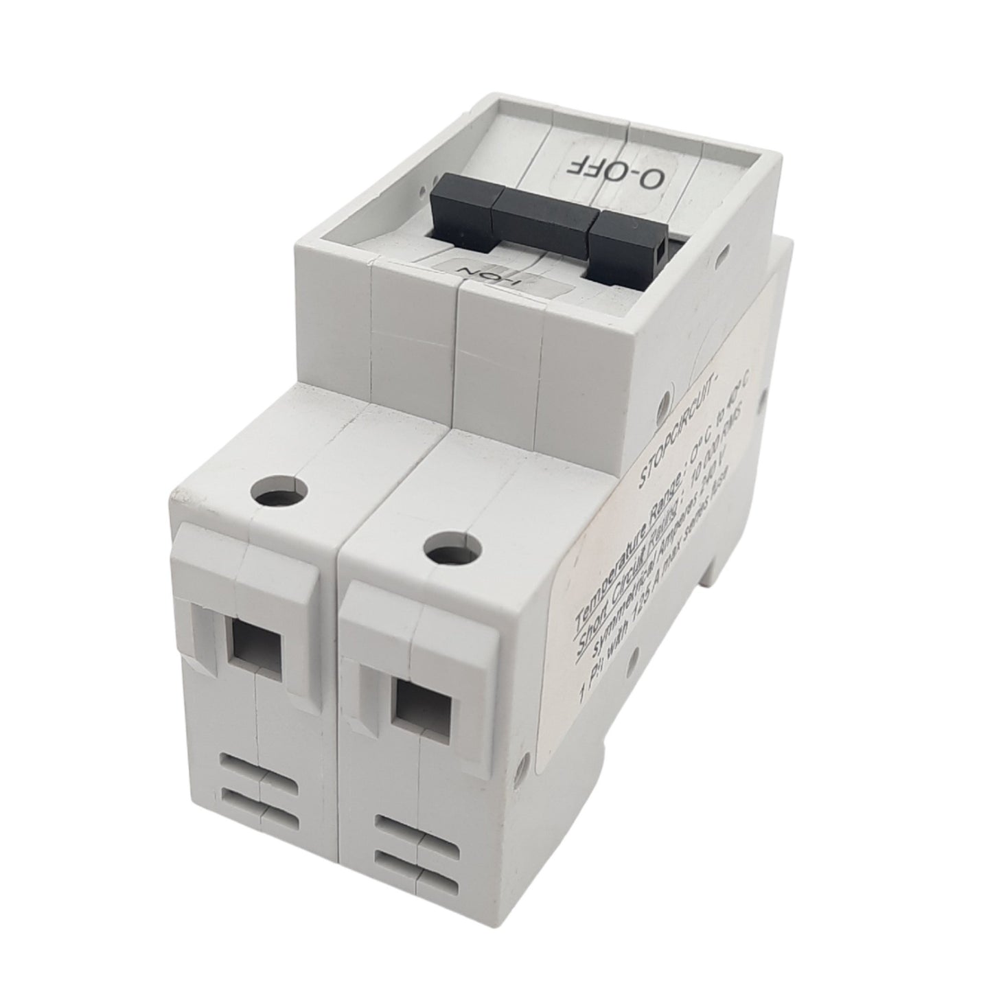 Used Entrelec GMB 20U Circuit Breaker, 2-Pole, 20A, 240VAC Max, DIN Rail Mount