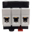 Used Schneider Electric V3 Disconnect Switch, 3-Pole, Rating: 63A 690VAC, DIN Rail