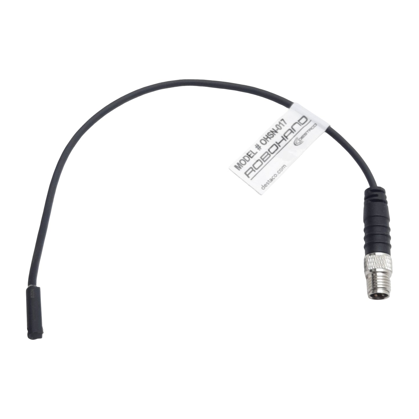 Used Robohand OHSN-017 Proximity Sensor, Magneto Resistive NPN, 4.5-28VDC, 3-Pin M8
