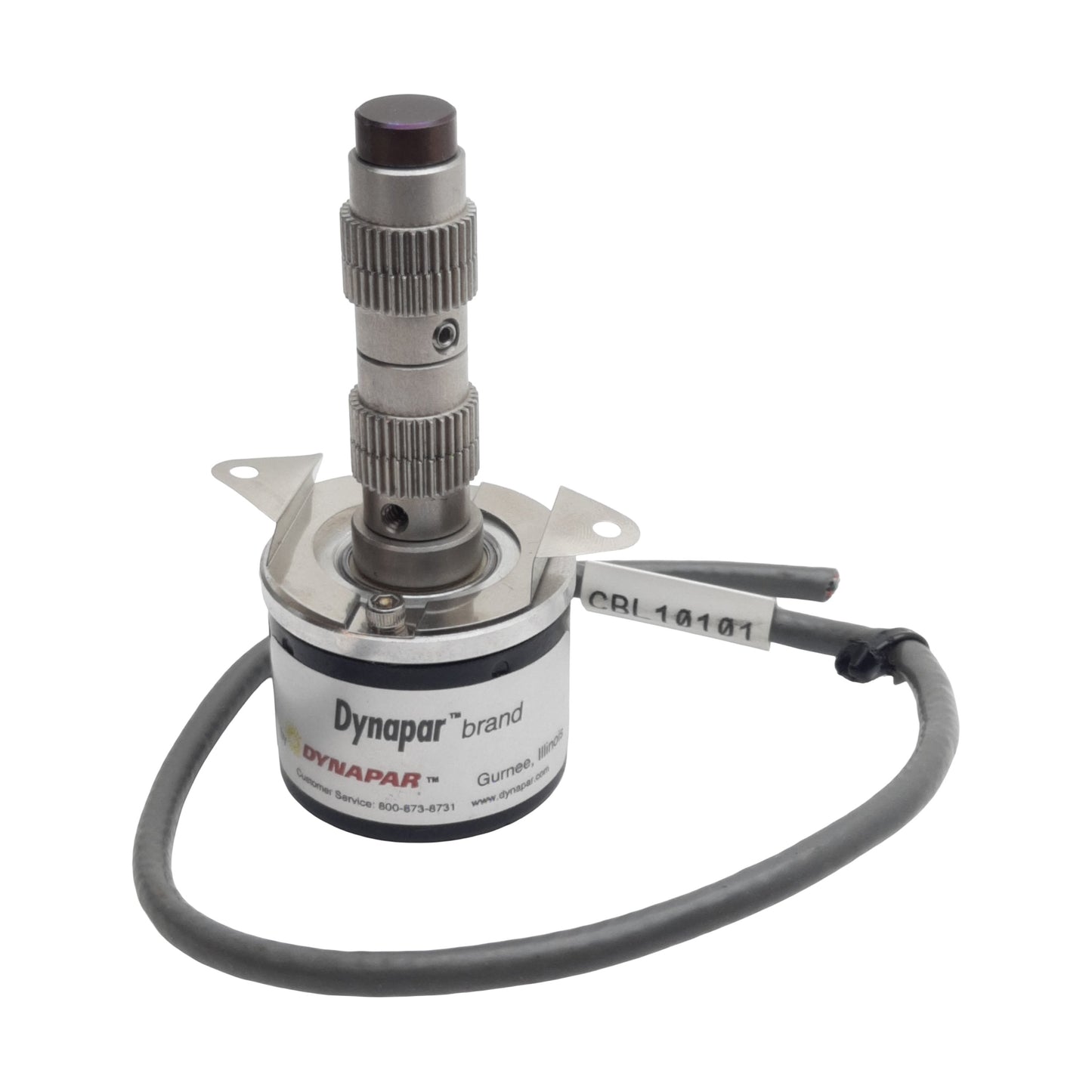 Used Dynapar E1410000E703 Mini Rotary Encoder, ø1/4in Shaft, 1000ppr, 5VDC 80mA