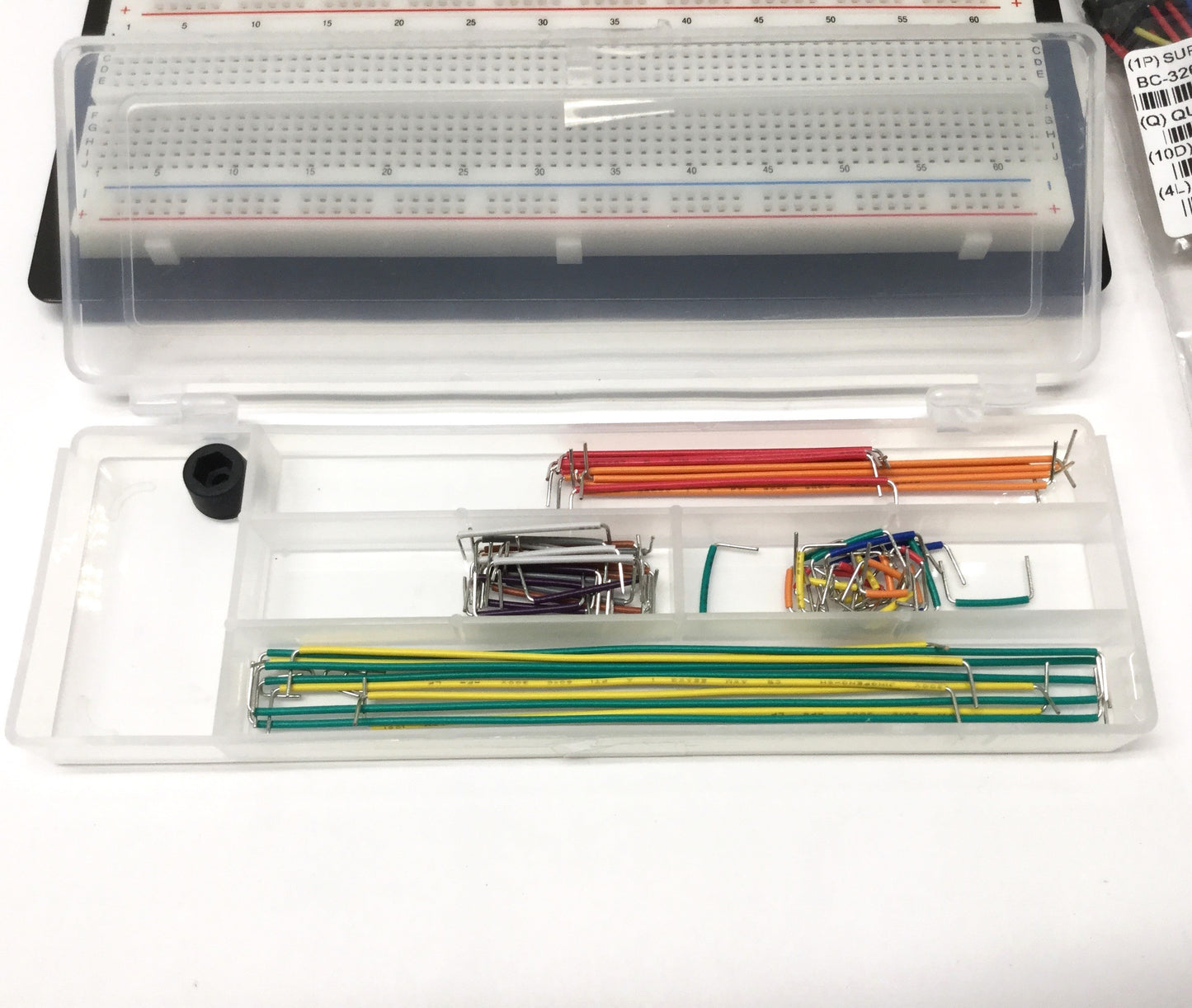 Used Twin Industries TW-E41-102B Solderless Breadboard w/Resistor Kit, 10-9.76K Ohm