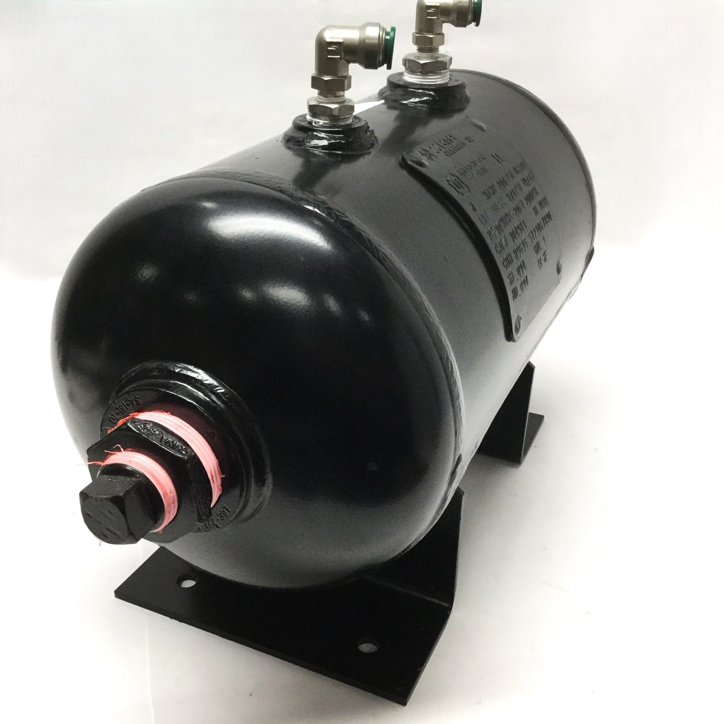 Used Manchester 304983 Horizontal Compressed Air Receiver Tank, 3 Gallon, 200psi