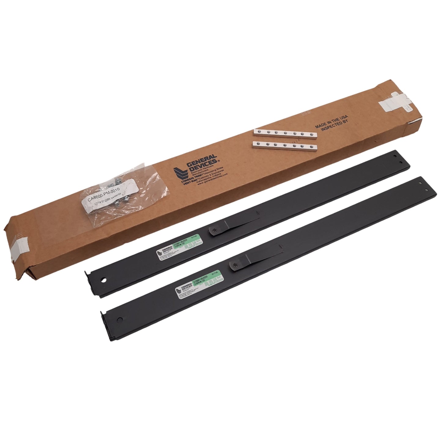 New – Open box General Devices C-300-S-122 Non-Pivoting Slide 22in Length, 21-23in Extension