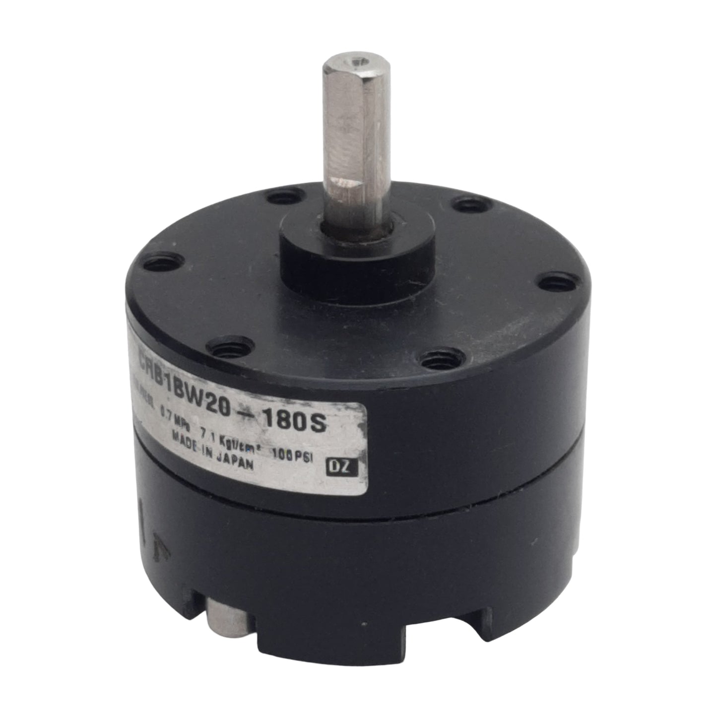 Used SMC CRB1BW20-180S Rotary Actuator Single Vane, ø20mm Bore, 180°, 0.7MPa, M5