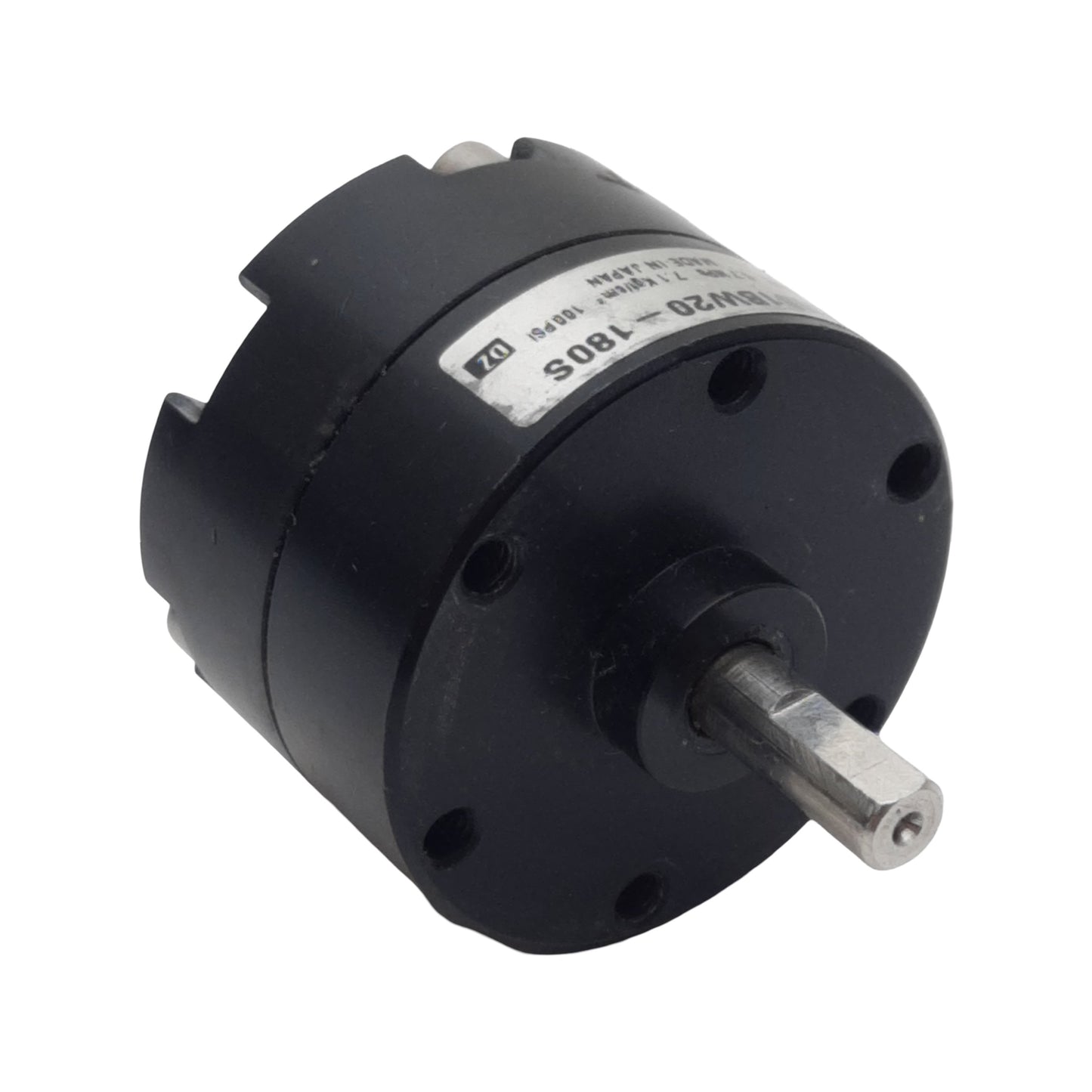 Used SMC CRB1BW20-180S Rotary Actuator Single Vane, ø20mm Bore, 180°, 0.7MPa, M5