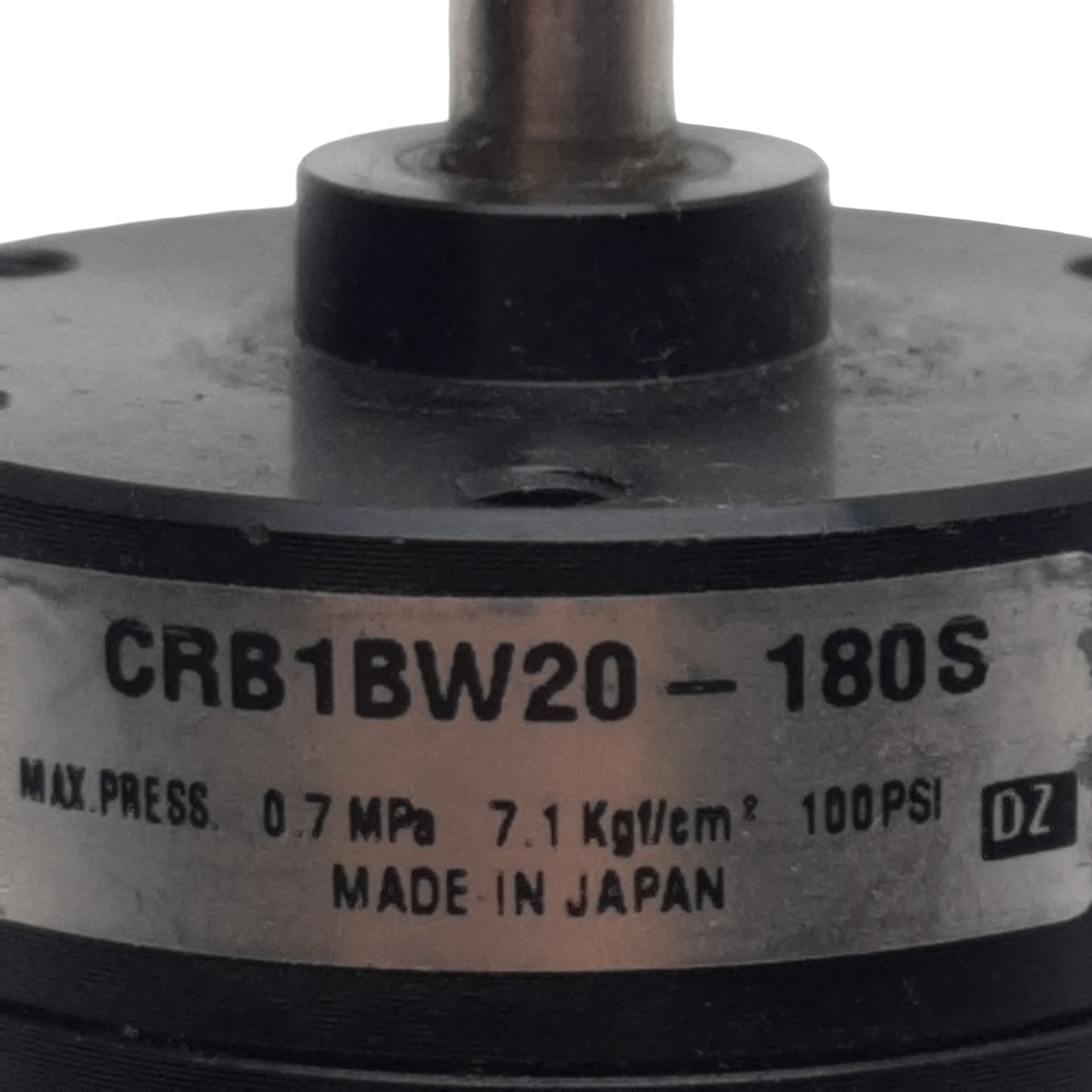 Used SMC CRB1BW20-180S Rotary Actuator Single Vane, ø20mm Bore, 180°, 0.7MPa, M5