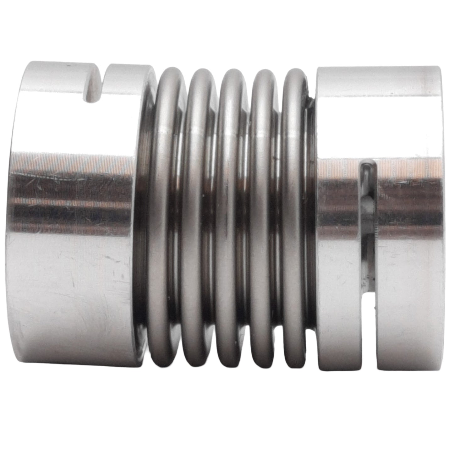 Used Ringfeder DKN 45 Metal Bellow Coupling ø1.29in OD, 1.7in Length, ø0.3-0.4in ID