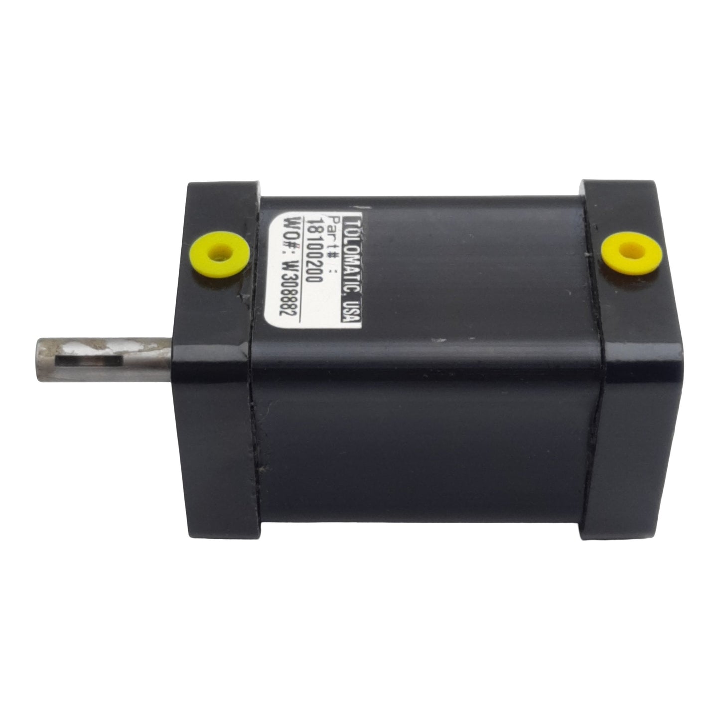 Used Tolomatic 1810-0200 Vane Rotary Actuator ø1in Bore, 100° Rotation, 100psi, #8-32