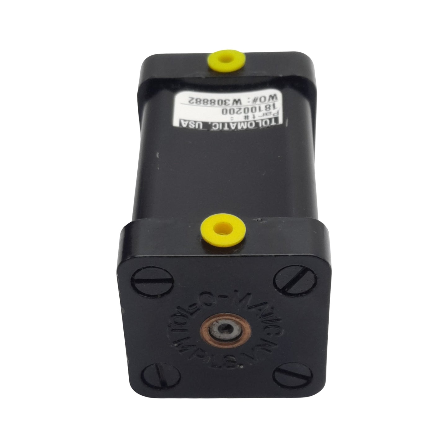 Used Tolomatic 1810-0200 Vane Rotary Actuator ø1in Bore, 100° Rotation, 100psi, #8-32