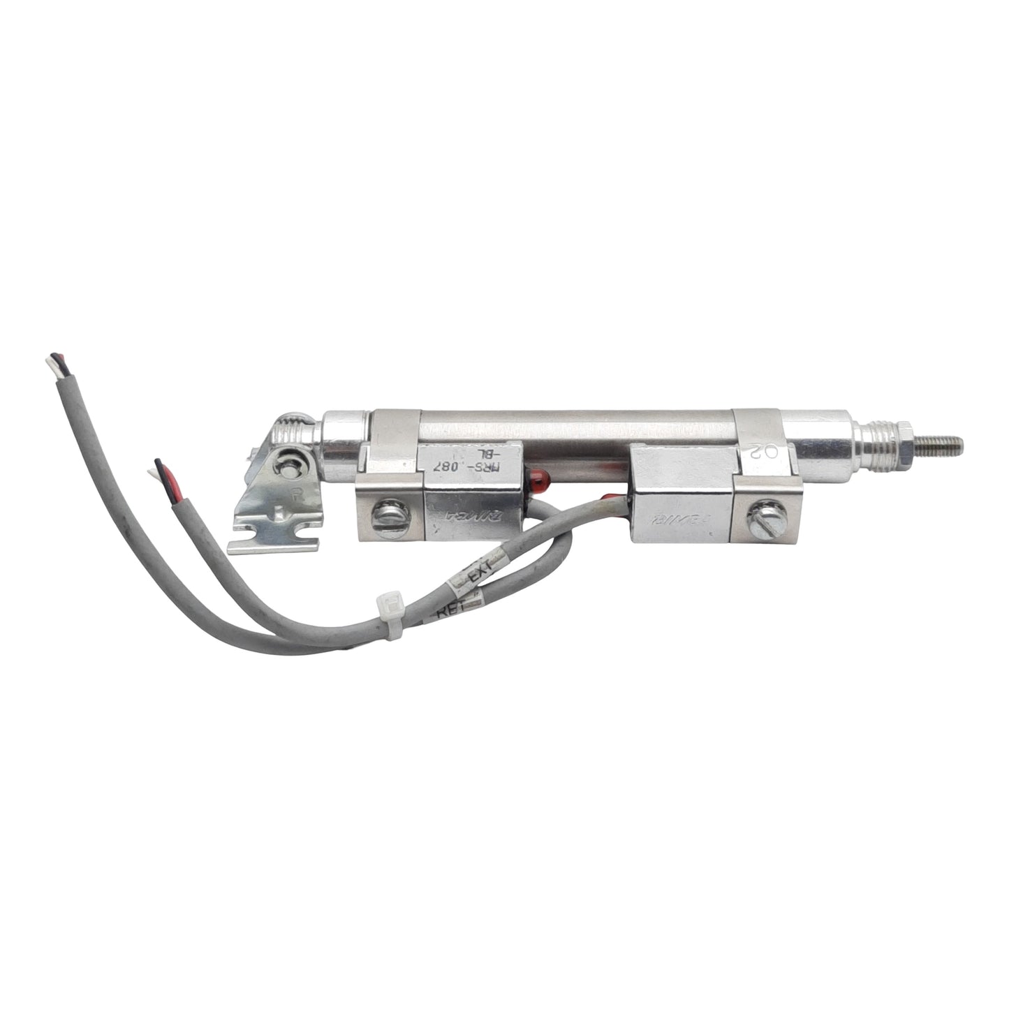 Used Bimba MRS-022-DXPR Pneumatic Cylinder ø9/16in Bore, 2in Stroke, UNF0.190, 250psi