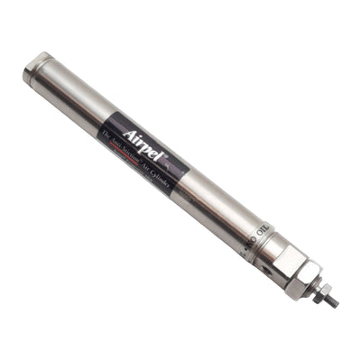 Used Airpot Airpel E9D3.0N Pneumatic Cylinder, ø0.366in Bore, 3in Stroke, M5, 100psi