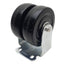 Used Payson Double Wheel Caster ø4in Wheel, 1-1/4in Width, 3-3/4 x 2-3/4in Plate